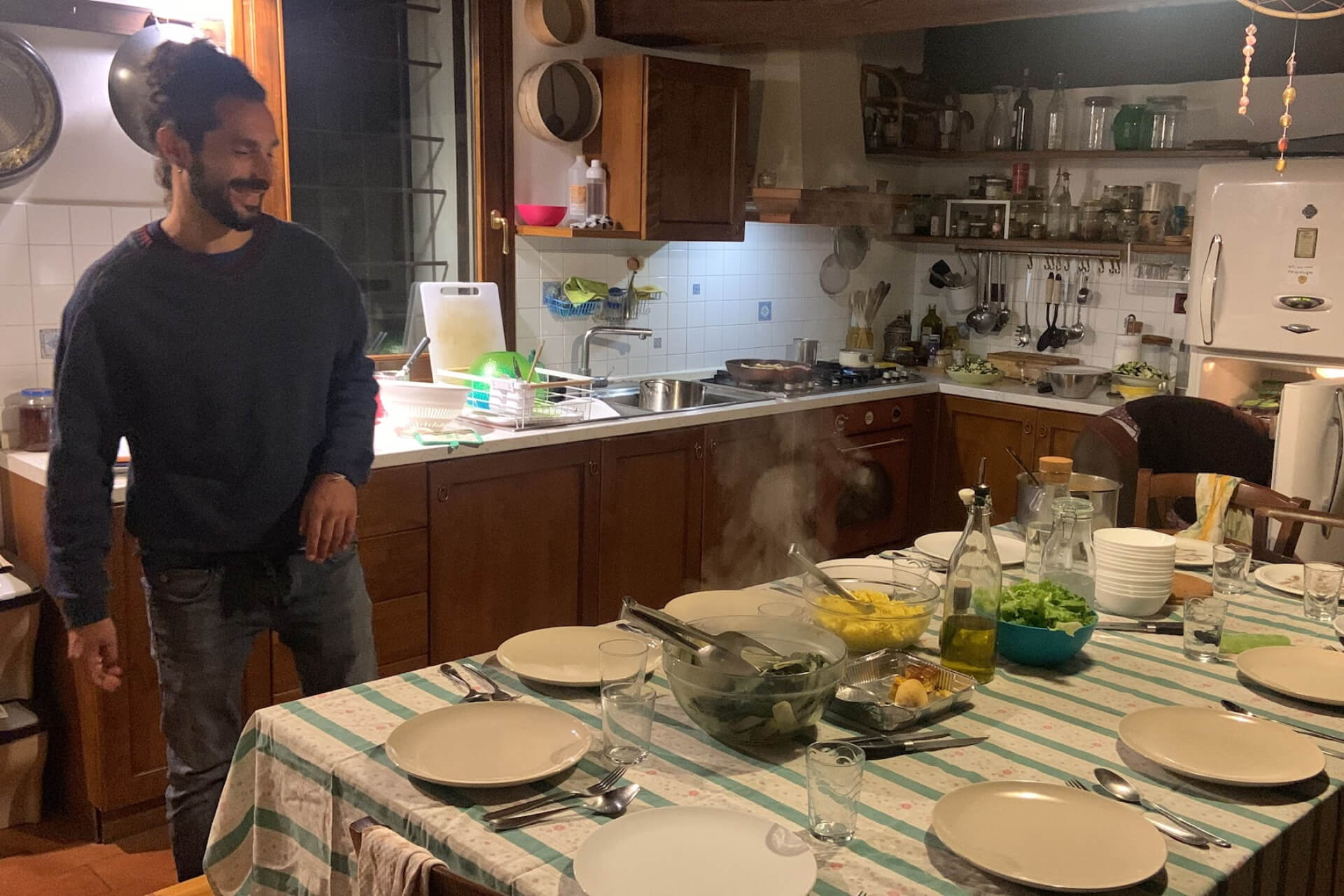 Tavola imbandita a Jana