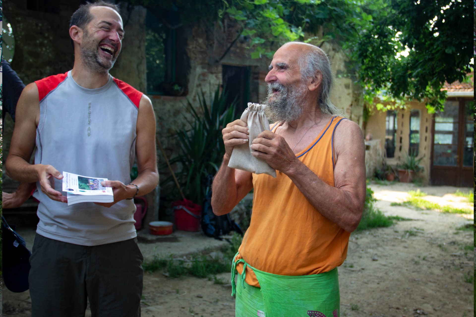 Passi di Quiete - Seconda Edizione - Scambio doni con Mario Cecchi - Foto Maya De Bernardi